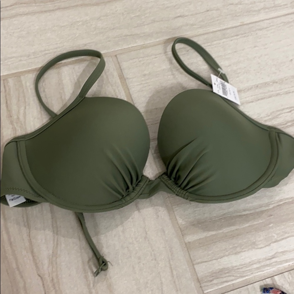 Olive green Bikini bra top